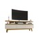Manhattan Comfort Yonkers 70.86 TV Stand, Off White and Cinnamon 234BMC12 - alternate 3